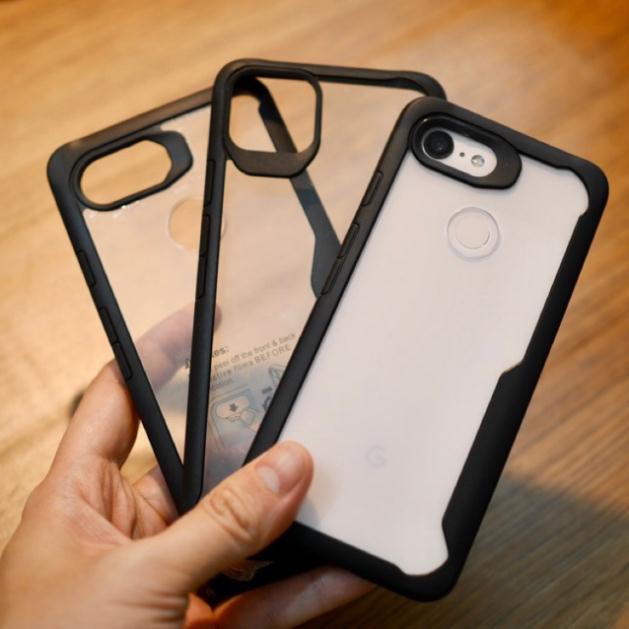 Ốp lưng Google Pixel 4a 5g/ Pixel 5 / 4 XL / 4/ 4a / 3XL/ 3 / 2XL / 3a /3a XL , viền chống shock , lưng nhựa trong