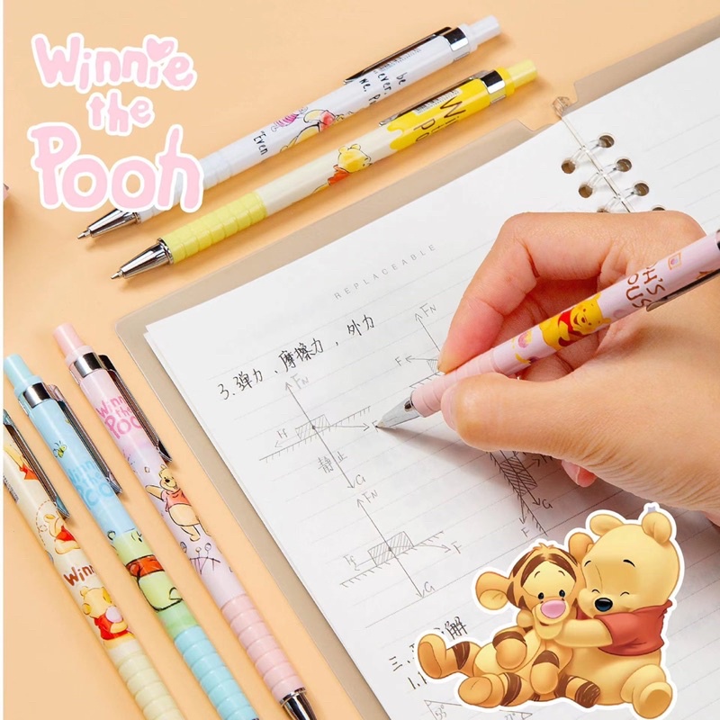 Bút chì bấm gấu Pooh
