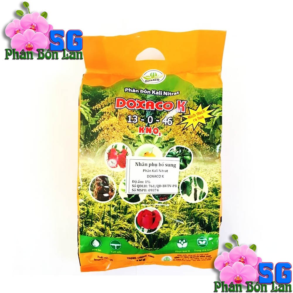 Phân bón lá Multi-K 13-0-46 (KNO3) Gói 1Kg - Tăng cường trao đổi chất, trái ngọt, đẹp -  Kích thích ra hoa trái vụ