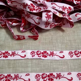 Dây trang trí họa tiết hoa dễ thương bản 1,5 cm