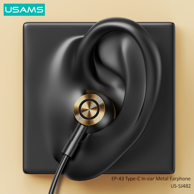 Tai Nghe Nhét Tai USAMS Âm Thanh HiFi Sống Động Chất Lượng Cao