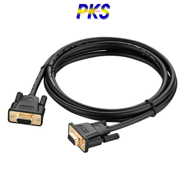 Cáp cổng Com RS232 9 chân âm sang Com 9 chân âm (9F-9F) dài 1,5m - cao cấp chính hãng Ugreen 20149