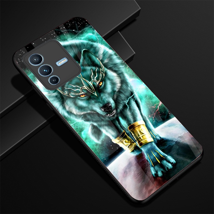 Ốp Lưng VIVO V23 5G mặt kính cường lực cao cấp thiết kế Độc Quyền