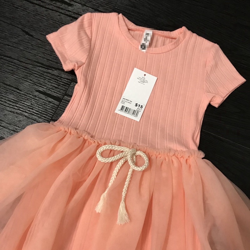 Đầm liền áo bé gái Kid 1-7 tuổi 🌈 Áo váy cotton thun mềm xuất dư 02223