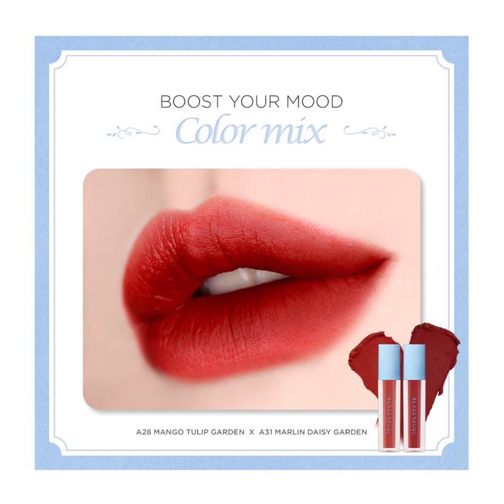 Son Black Rouge Air Fit Velvet tint ver 6 Bluming Garden | BigBuy360 - bigbuy360.vn