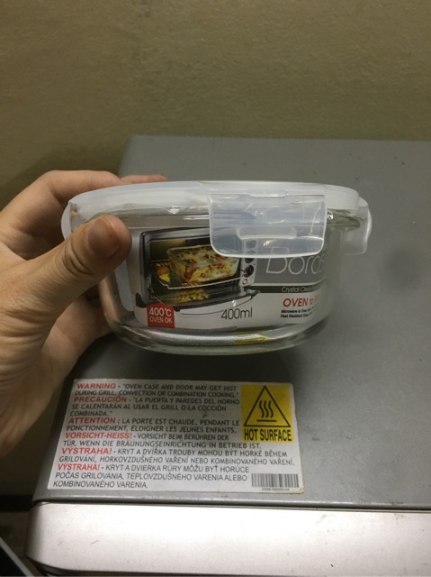Thố thủy tinh chịu nhiệt Lock & Lock 400ml / 630 / 870
