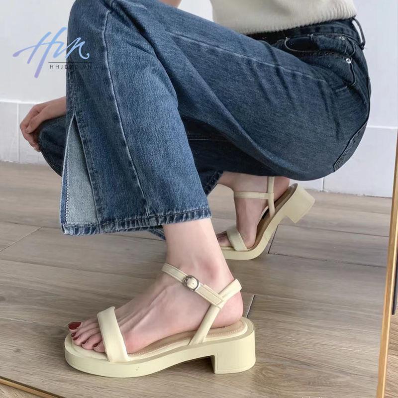 Giày Sandal Cao Gót Hở Ngón Thời Trang Mùa Hè Phong Cách Pháp Hàng Mới 2022 Dành Cho Bạn Nữ