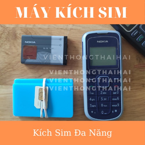 Điện Thoại Kích SIM + Dụng Cụ Kích Sim Gắn Ngoài Chuyên Dụng Chính Hãng Nokia 1202