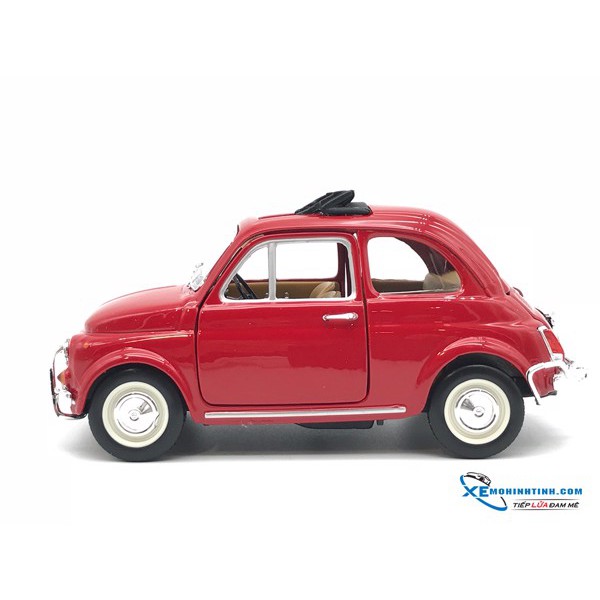 Xe Mô Hình New Fiat 500 L Bburago 1:24 (Đỏ)