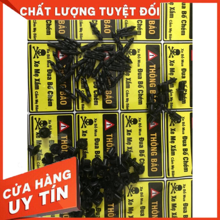 Ốc / Chốt bấm dàn nhựa xe các dòng xe