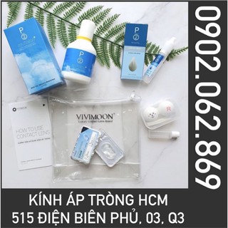 Bộ Sản Phẩm Kính Áp Tròng Không Màu VIVIMON - Lens Cận Trong Suốt
