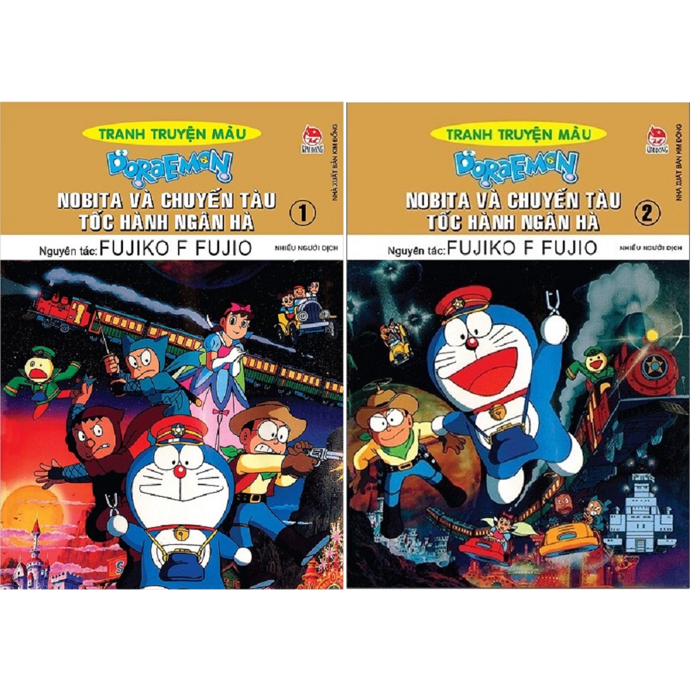 Sách - Doraemon tranh truyện màu - Nobita và chuyến tàu tốc hành ngân hà - Trọn bộ 2 tập