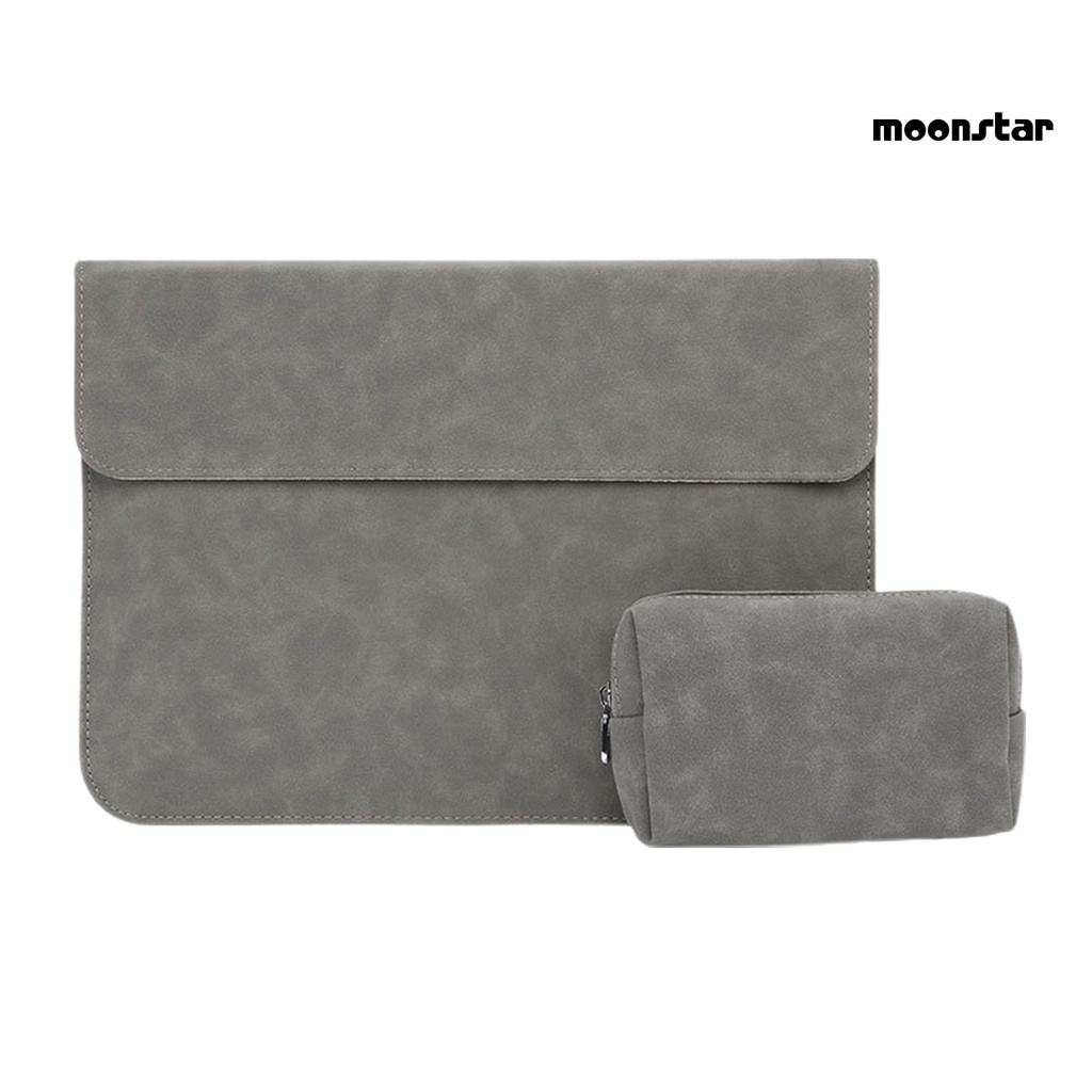 MO Portable Waterproof Faux Leather Notebook Laptop Liner Sleeve Bag Cover for Macbook Air/Pro 13 Inch