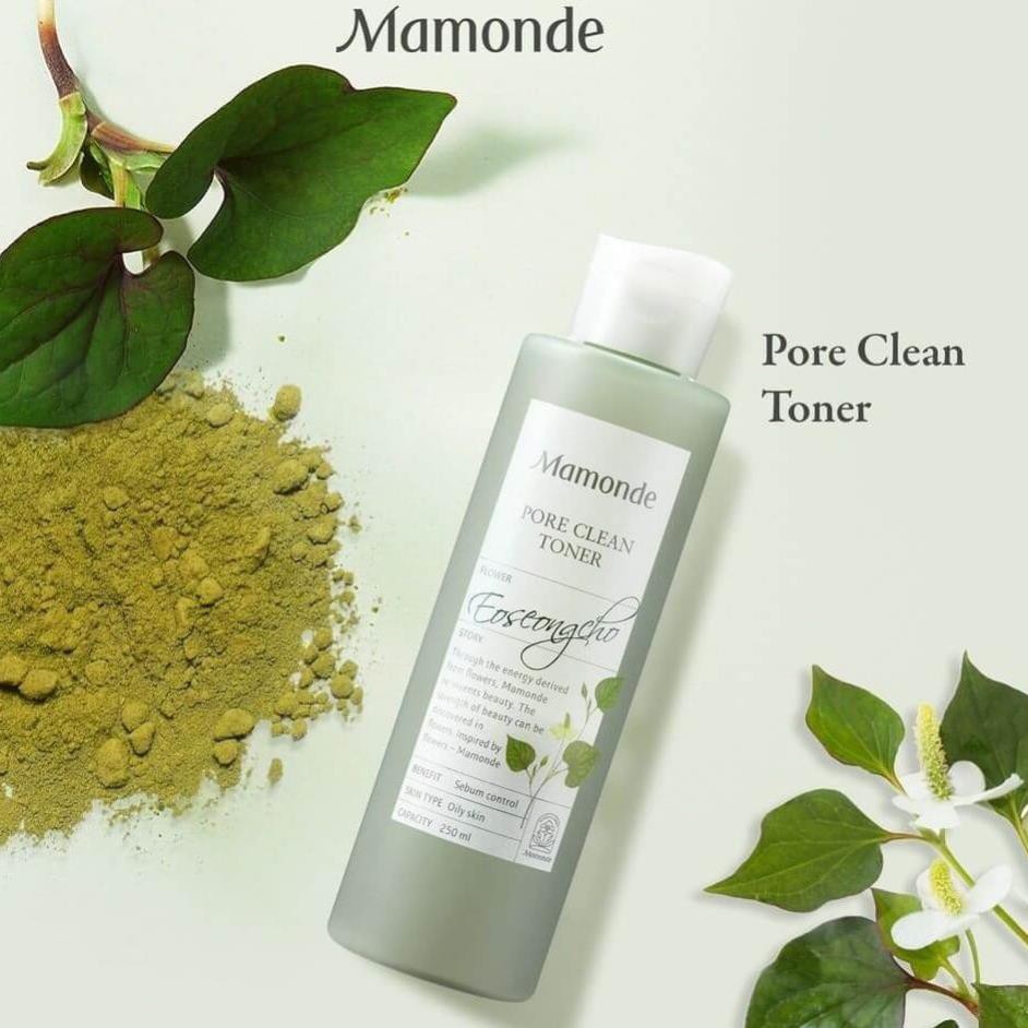 [CHÍNH HÃNG] Nước hoa hồng Mamonde Pore Clean 250ml chiết xuất từ diếp cá dành cho da dầu mụn | BigBuy360 - bigbuy360.vn