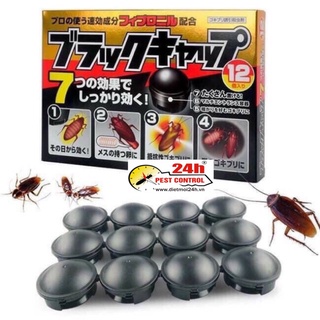 Thuốc diệt gián Nhật Bản hộp 12 viên, thuốc diệt gián tận gốc an toàn, không mùi, hiệu quả