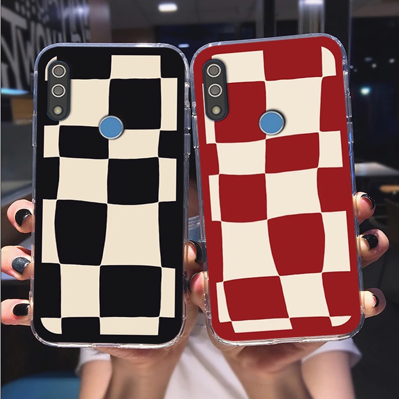 Ốp lưng Vsmart Star / Star 3 / Star 4 / Star3 / Star4 mặt cười, họa tiết caro đơn giản đẹp cute