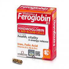 VITABIOTICS  FEROGLOBIN B12 Capsules  Hộp 30 viên