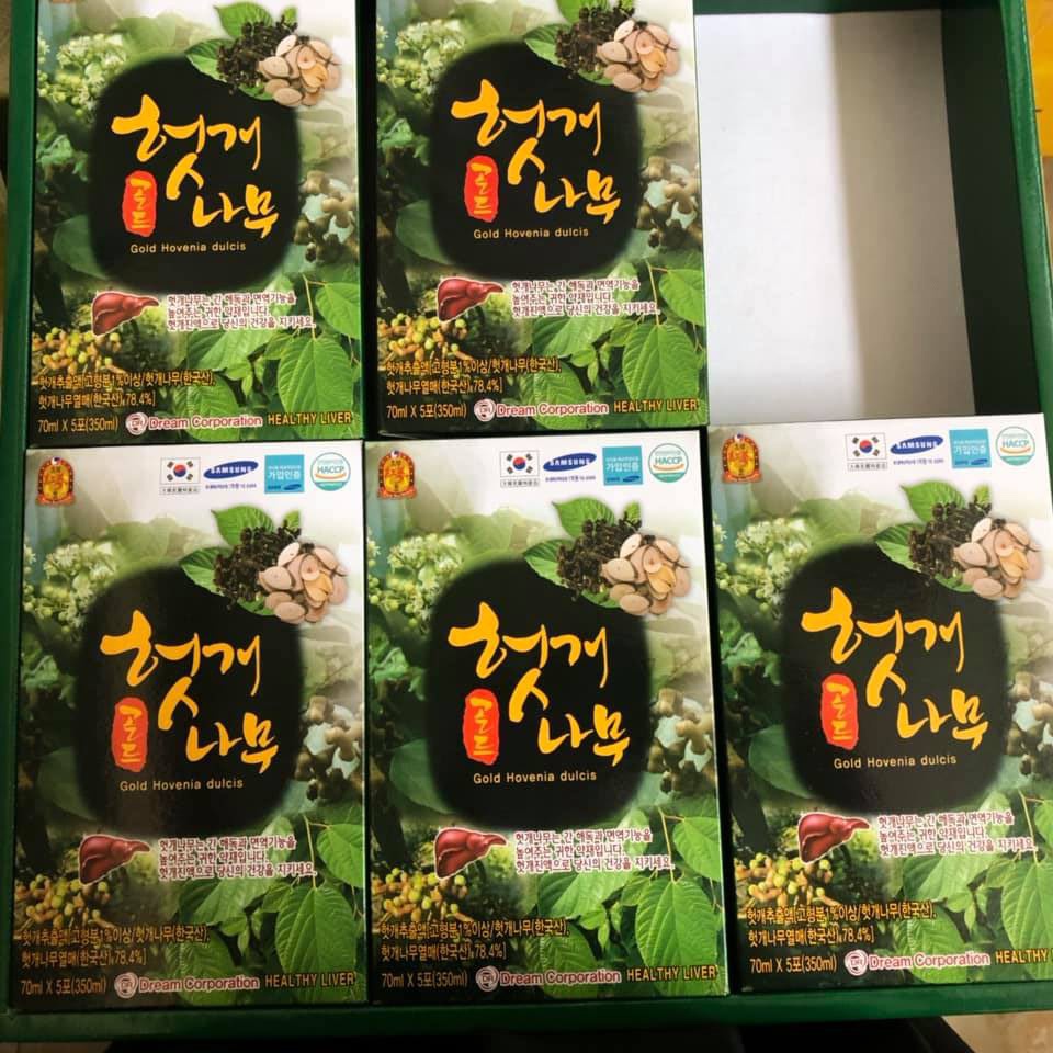 Nước bổ gan, mát gan, giải độc rượu Hàn Quốc