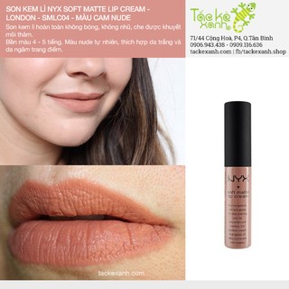 Son kem NYX Soft Matte - London SMLC04