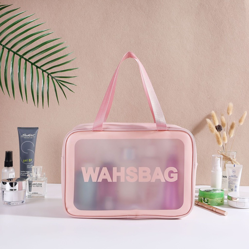 Túi Đựng Mỹ Phẩm Vật Dụng Du Lịch Washbag Chất Liệu PU TPU Chống Thấm 88249 SIÊU THỊ 24/7