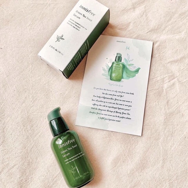 [ MẪU MỚI 2019 ] Serum Innisfree Green Tea Seed Trà Xanh