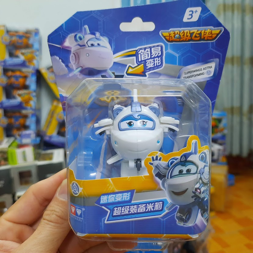 Đồ chơi super wings máy bay siêu cấp mini Jett, Paul, Dizzy, Donnie, Astra, Mira mô hình cỡ nhỏ 1 chiếc đồ chơi trẻ em