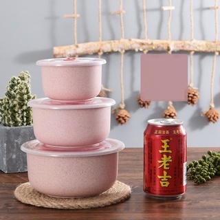 Bộ 3 hộp cơm lúa mạch có nắp đậy