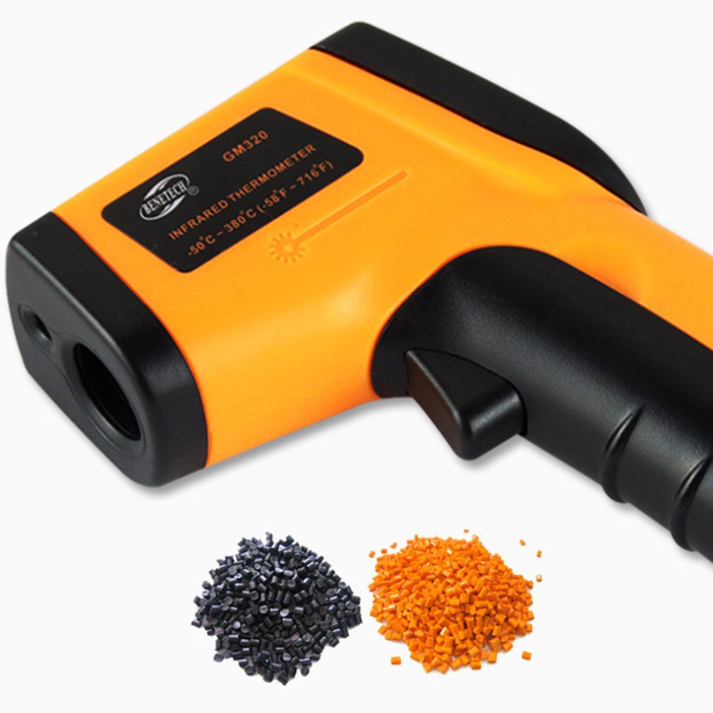Nhiệt Kế Kỹ Thuật Số Hồng Ngoại GM320 Đo Nhiệt Độ Không Tiếp Xúc Từ -50 ~ 380 Độ Trong Công Nghiệp