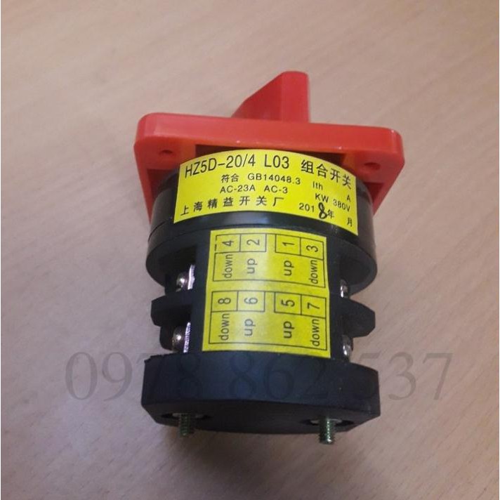 Công tắc xoay ON-OFF 20A HZ5D-20-4 L03