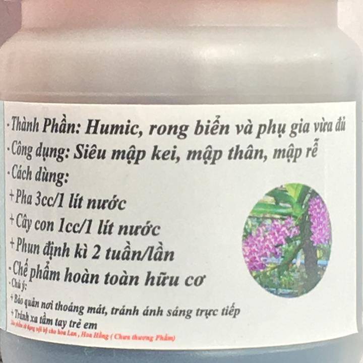 Chế phẩm Siêu Mập Ki F1 cho hoa lan, hoa hồng 50ml