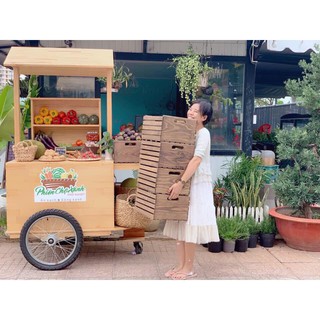 Thùng gỗ trang trí đa năng - Thùng crates