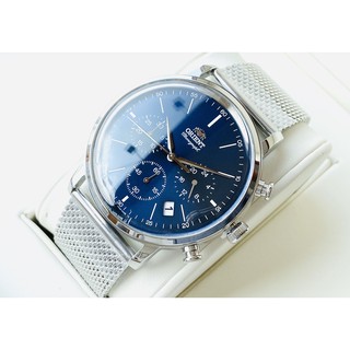 Đồng hồ nam Orient Nam Chronograph RA-KV0401L10B  dây mesh sang trọng