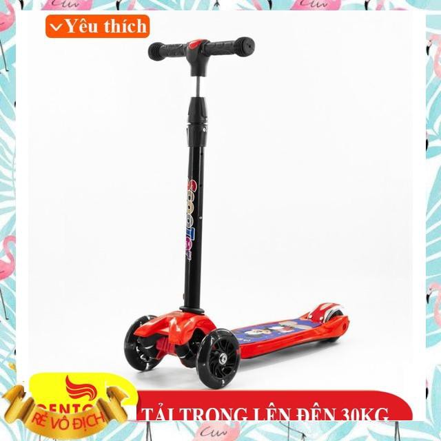 Xe Trượt Scooter 5688 Đỏ - Dòng sản phẩm cao cấp dành chuyên dành cho trẻ em 3 đến 9 tuổi