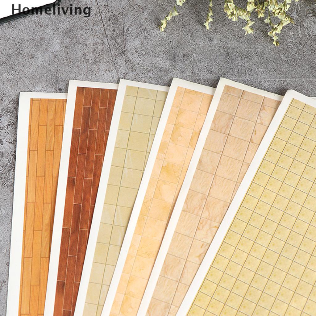 Sticker Dán Sàn Nhà Trang Trí Nhà Búp Bê Tỉ Lệ 1: 12