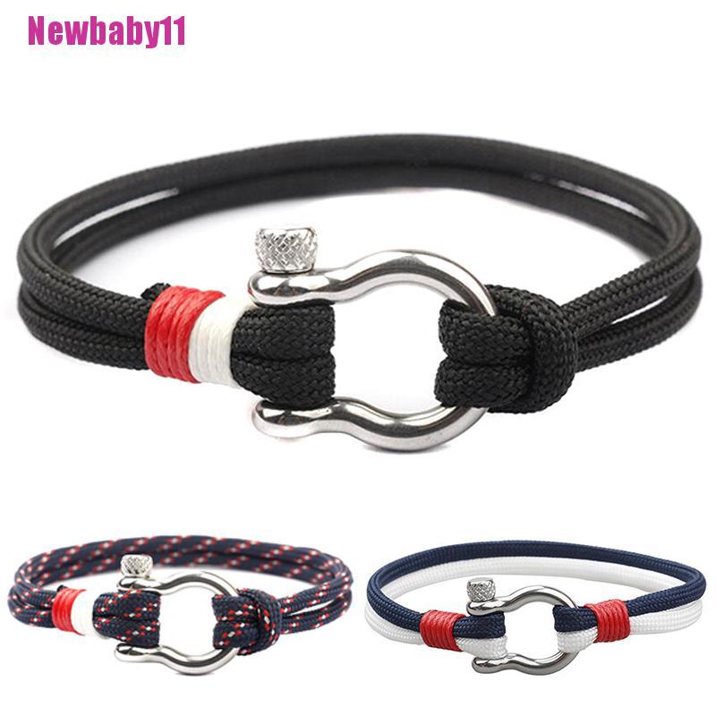 Vòng Tay Sinh Tồn Dây Thừng Thời Trang Cho Nam &amp; Nữ BABY11