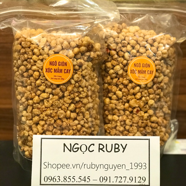 Ngô Giòn Xóc Mắm Cay
