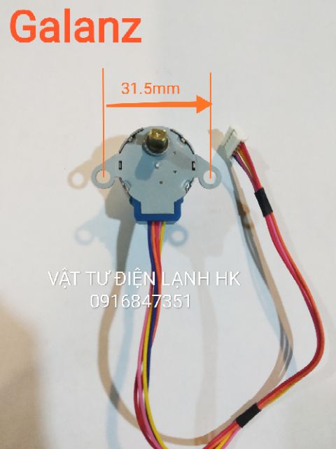 Motor cánh vẫy đảo gió điều hoà - mô tơ máy lạnh các hãng Galanz Gree Hitachi LG Midea Mitsubishi Toshiba