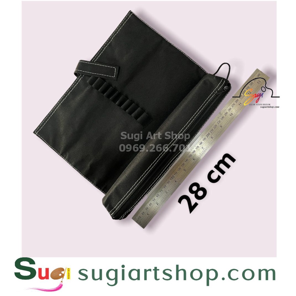 Bóp đựng bút chì và dụng cụ - túi cuộn bút chì đa năng