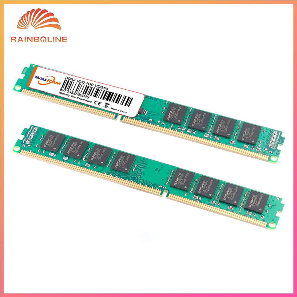 Mô Đun Bộ Nhớ Ram Pc3-12800 240 Pin 4gb Ddr3 1600mhz Ddriii Cho Máy Tính Bàn | BigBuy360 - bigbuy360.vn