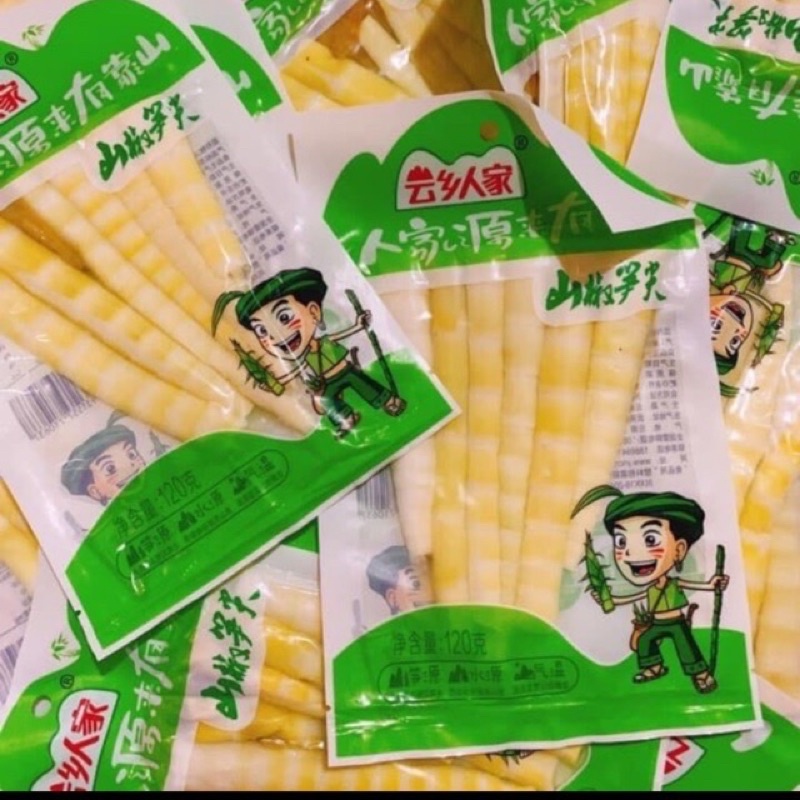 Măng Trúc Cay Giòn Trùng Khánh Cực Hot Gói 110g