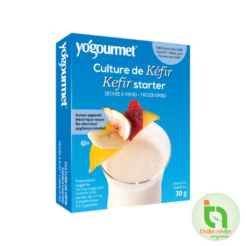 2 loại - Men làm sữa chua Kefir và Probiotic yogourment 18gr