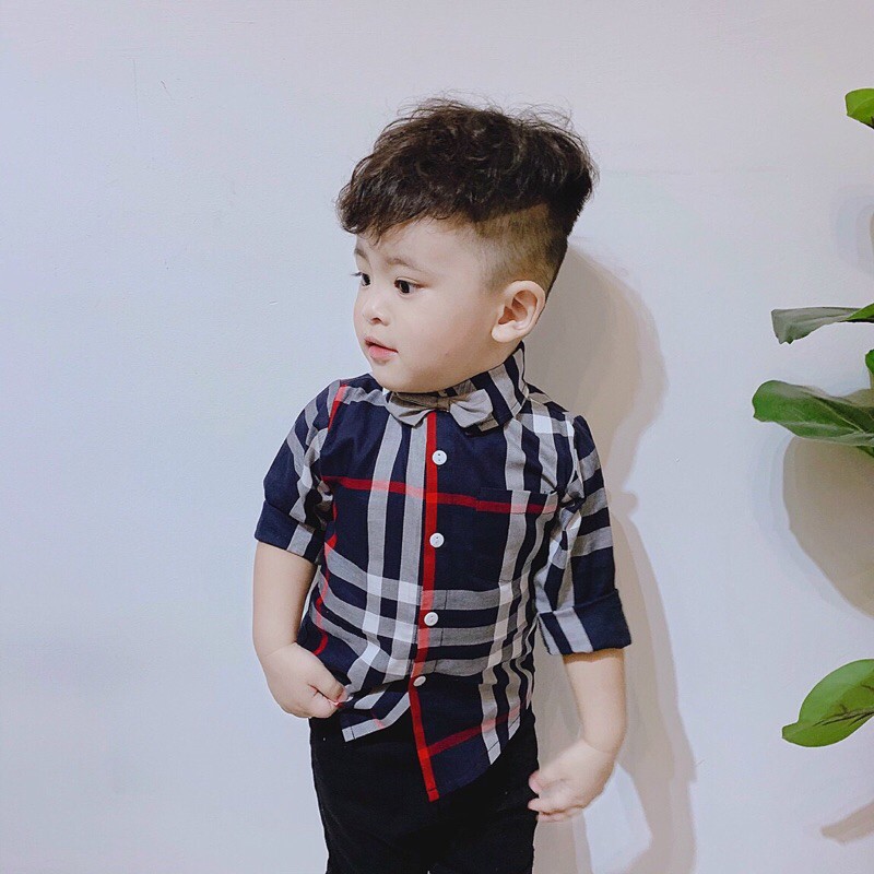 (SALE) ÁO SƠ MI BBR ĐẸP XỊN XÒ CHO BÉ TRAI- ÁO SƠ MI BÉ TRAI 8-23kg