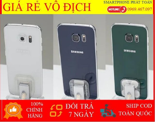 Điện thoại Samsung Galaxy S6 Edge 32GB xanh lục bảo - S6 Edge zin chính hãng