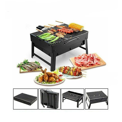 Bếp Nướng Than Hoa BBQ Ngoài Trời Hình Vuông - Hình Tròn Cao Cấp - T2K Shop