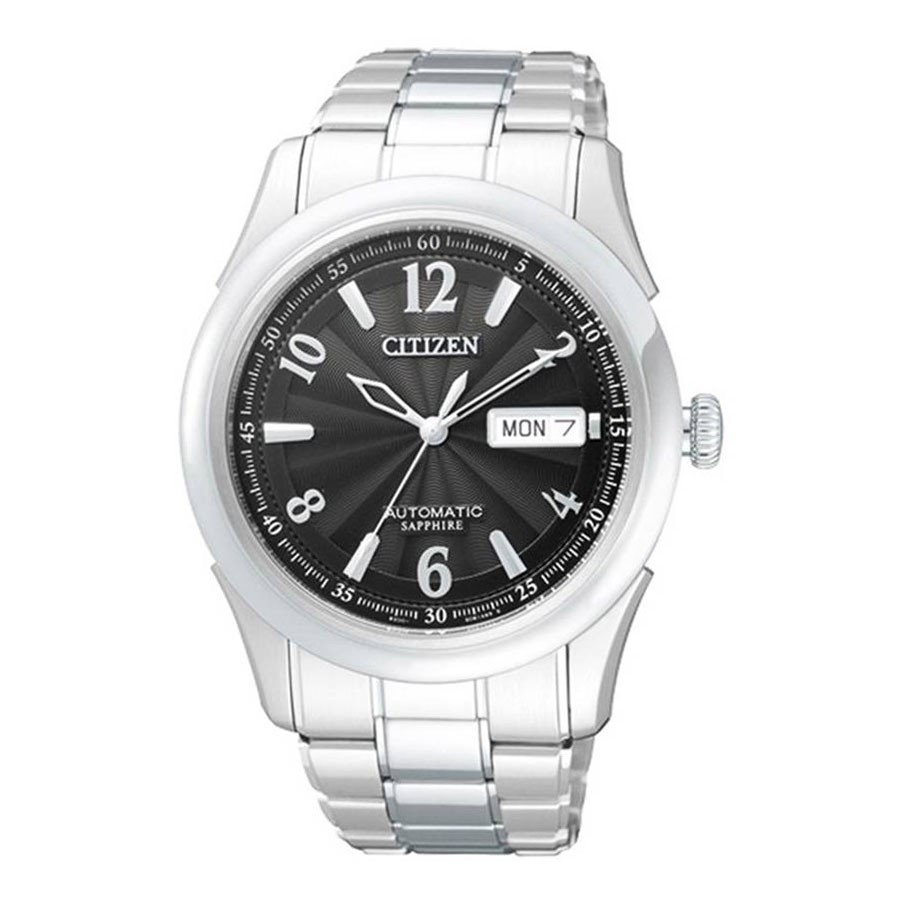 Đồng Hồ Nam Citizen Dây Thép Không Gỉ NH8310-53E - Mặt Đen (Sapphire)