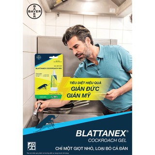 Gel diệt gián Bayer Blattanex Cockroach 12gr