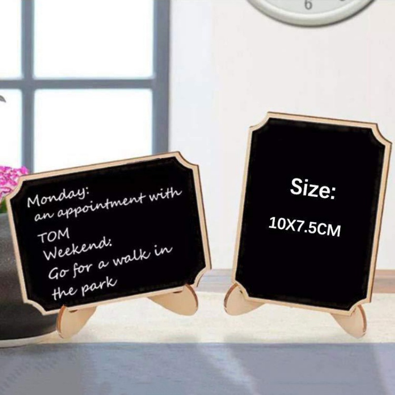 Bảng Đen Nhỏ Bằng Gỗ Dùng Trang Trí Trưng Bày