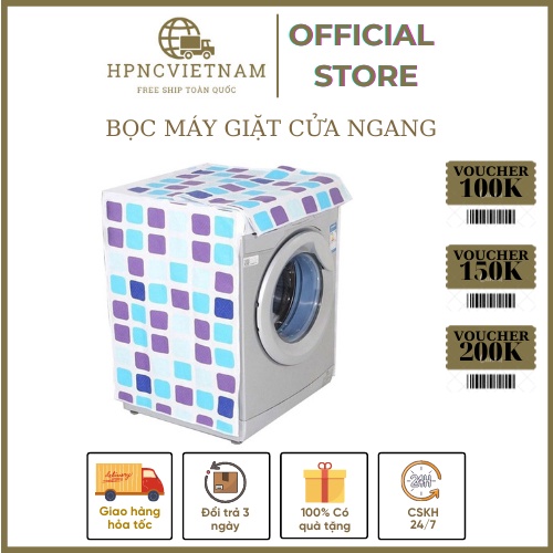 Bọc máy giặt cửa trước - Bọc máy giặt cửa ngang 9kg - vỏ bọc loại giày