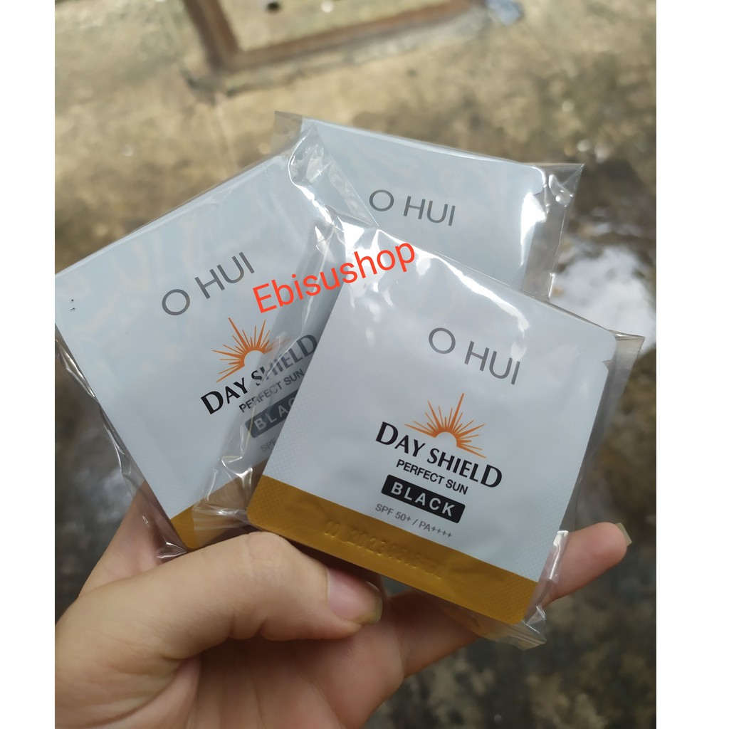 [Mới] Combo 50 gói kem chống nắng Ohui Black
