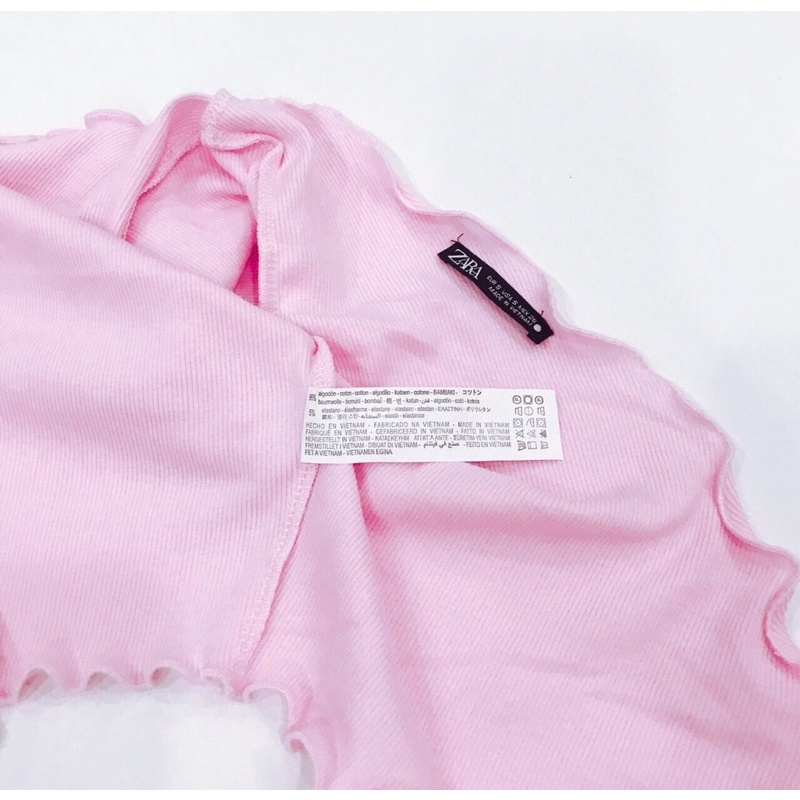 Áo croptop dài tay loe cột sau lưng vnxk
